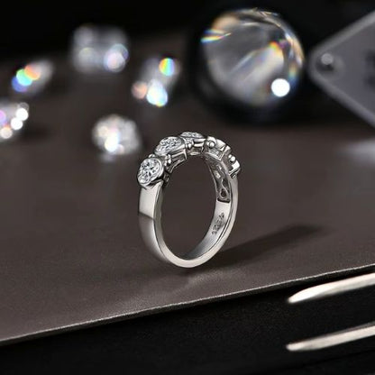 Minimalistischer Herz Ring für Damen Ringsilber