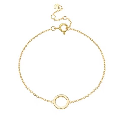 Minimalistisches Damen Armband Ringsilber