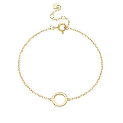 Minimalistisches Damen Armband Ringsilber