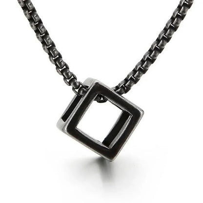 Moderne-dreidimensionale-Herren-Kette