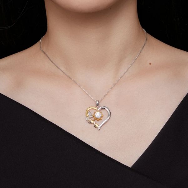 Necklace-Herzkette-Damen