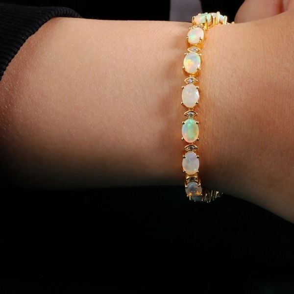 Opal-Stein-Armband