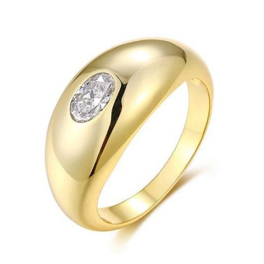 Oval-geschliffener-Moissanite-Ring