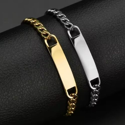 Partner Armbänder Gravur Ringsilber