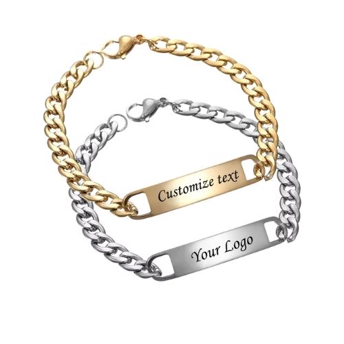 Partner Armbänder Gravur Ringsilber