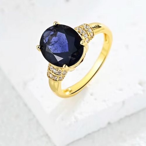 Peridot Stein Silberring Ringsilber