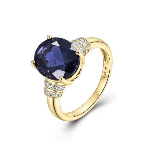 Peridot Stein Silberring Ringsilber