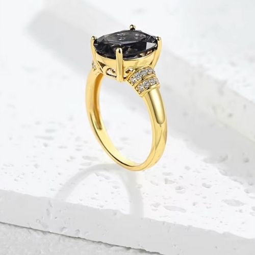 Peridot Stein Silberring Ringsilber