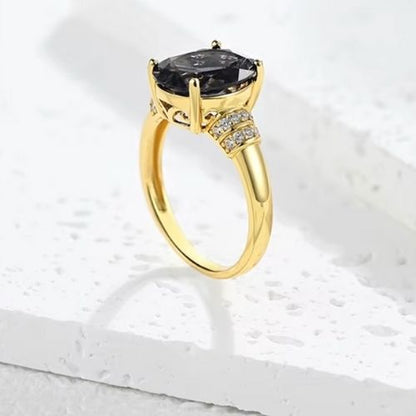 Peridot Stein Silberring Ringsilber