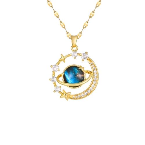 Planet Kette Ringsilber