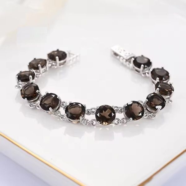 Rauchquarz-Armband-fur-Damen