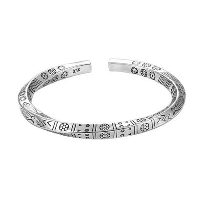 Retro-Vintage-Silber-Armband