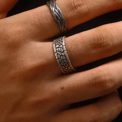 Ring Silber Mann Ringsilber