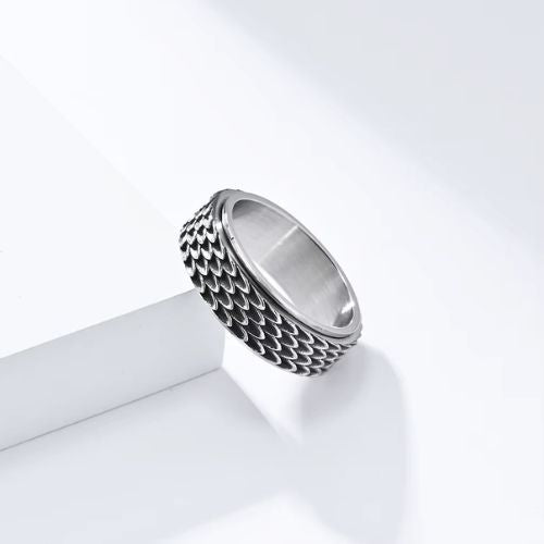 Ring Herren Edelstahl Ringsilber