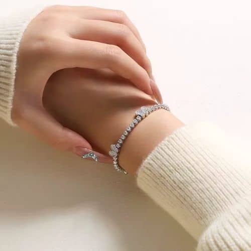 Schmetterling Armband für Damen Ringsilber