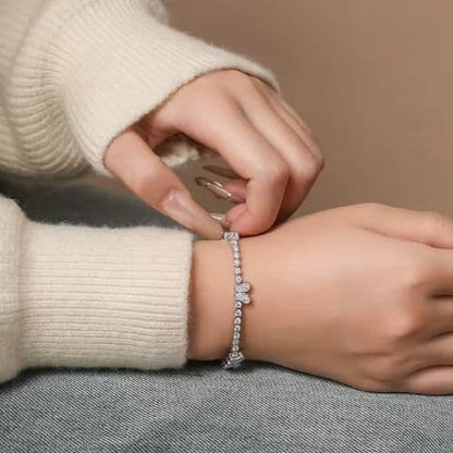 Schmetterling Armband für Damen Ringsilber