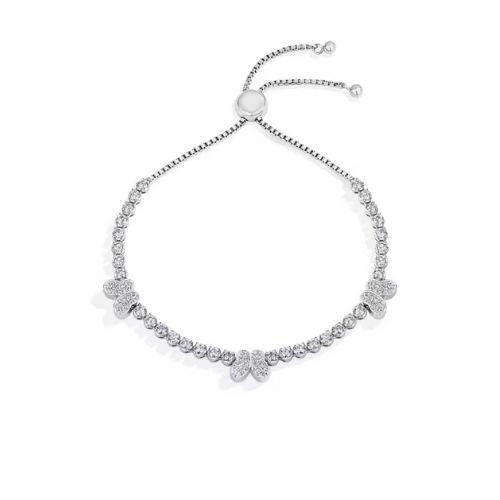 Schmetterling Armband für Damen Ringsilber