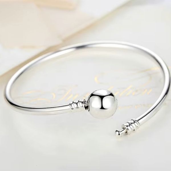 Schneeflocken-Symbol-Silber-Armband