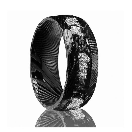 Schwarzer-Eheringe-mit-Sonderdesign