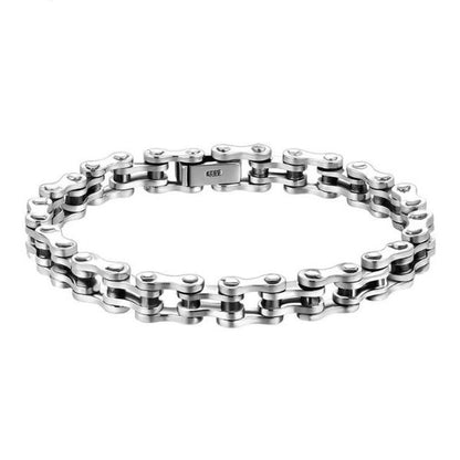 Silber-Armband-im-Motorkettenstil