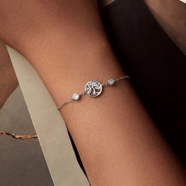 Silber-Armband-mit-Lebensbaum-Symbol