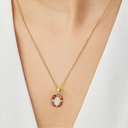 Halskette-aus-Opal-und-Turmalin-Steinen