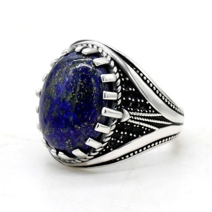 Silber-Ring-aus-Lapislazuli