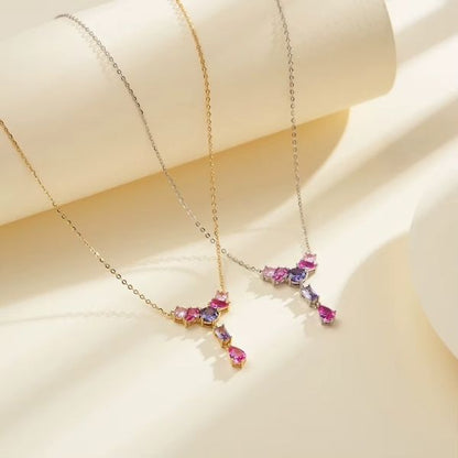 Silberne-Y-Halskette