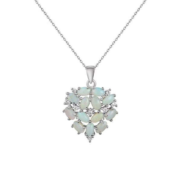 Silberkette-mit-Opalstein-fur-Damen