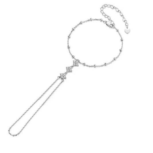 Silberne-Handketten-Armband-fur-Damen