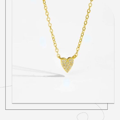 Herzkette Silber Ringsilber