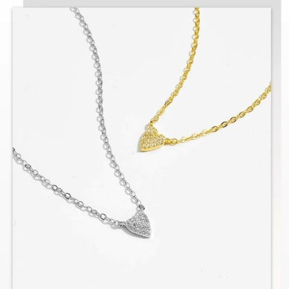 Herzkette Silber Ringsilber