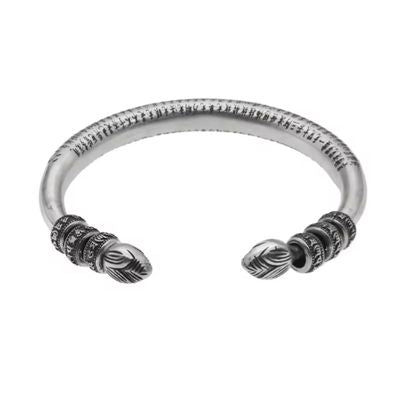 Silbernes Armreif mit fernöstlichen Symbolen Ringsilber