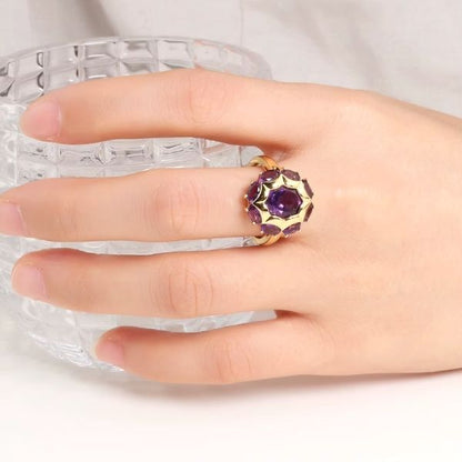 Silberring-mit-Amethyst-Stein