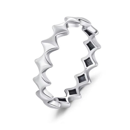 Silberring mit minimalistischem Design für Damen