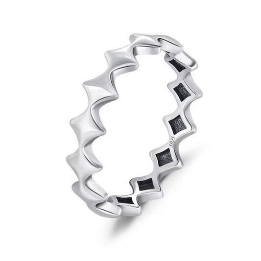 Silberring mit minimalistischem Design für Damen