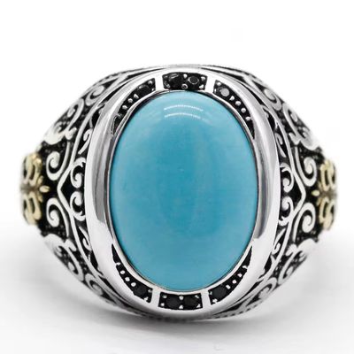 Silberring mit Türkis Stein Ringsilber