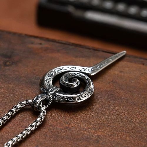 Stahl Herren Halskette Ringsilber