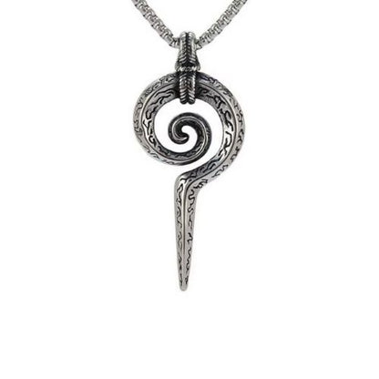 Stahl Herren Halskette Ringsilber