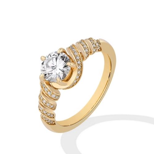 Stein Silber Damenring Ringsilber