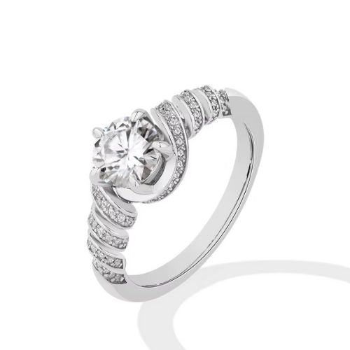 Stein Silber Damenring Ringsilber