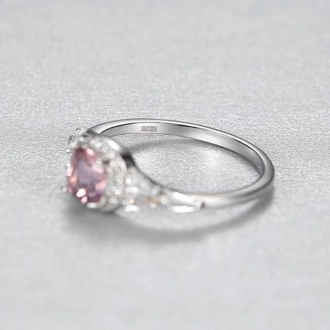 Stein Verlobungsring für Frauen - Ringsilber