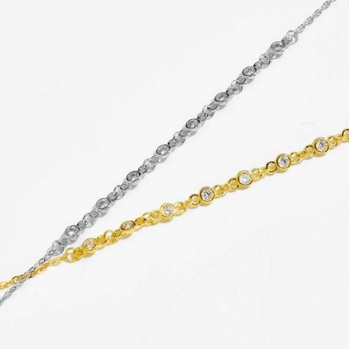 Tennis Armband Ringsilber