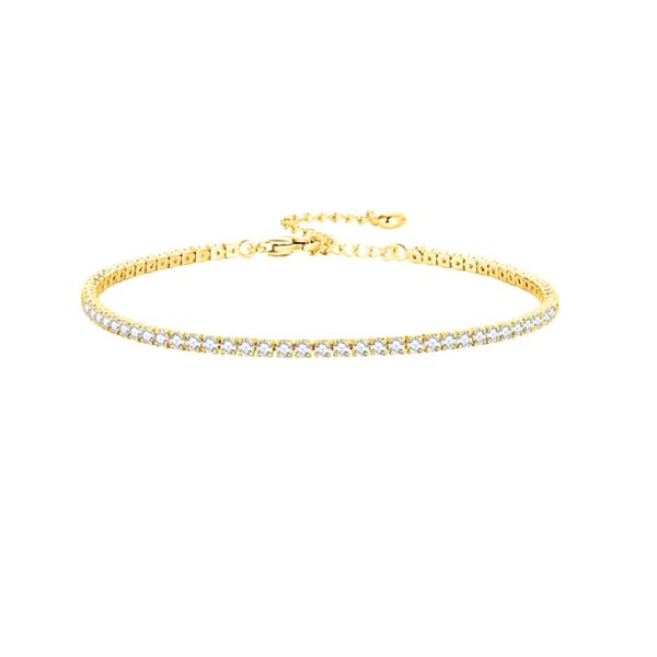 Tennis-Bracelet-Silber