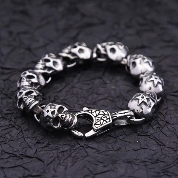 Totenkopf-Herren-Armband