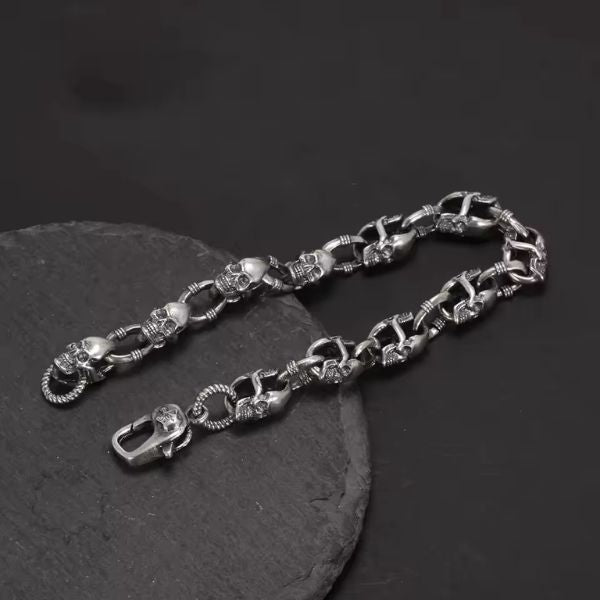 Totenkopf-Herren-Armband