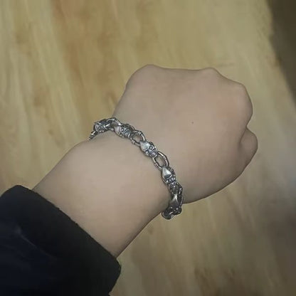 Totenkopf-Herren-Armband
