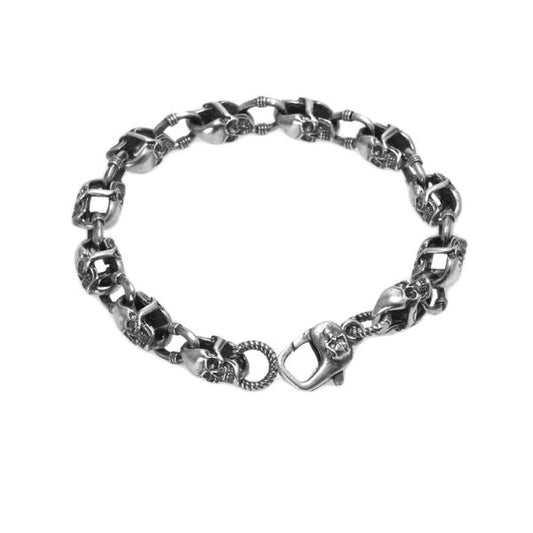 Totenkopf-Herren-Armband