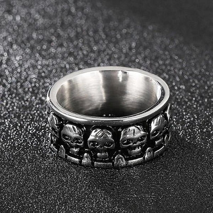 Totenkopf Ring für Herren