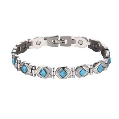 Magnet Armband mit Türkis Stein